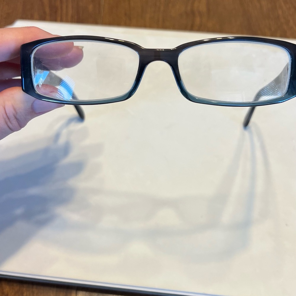 Prada Glossy Black with a blue tint Eyewear - Picture 2 of 5